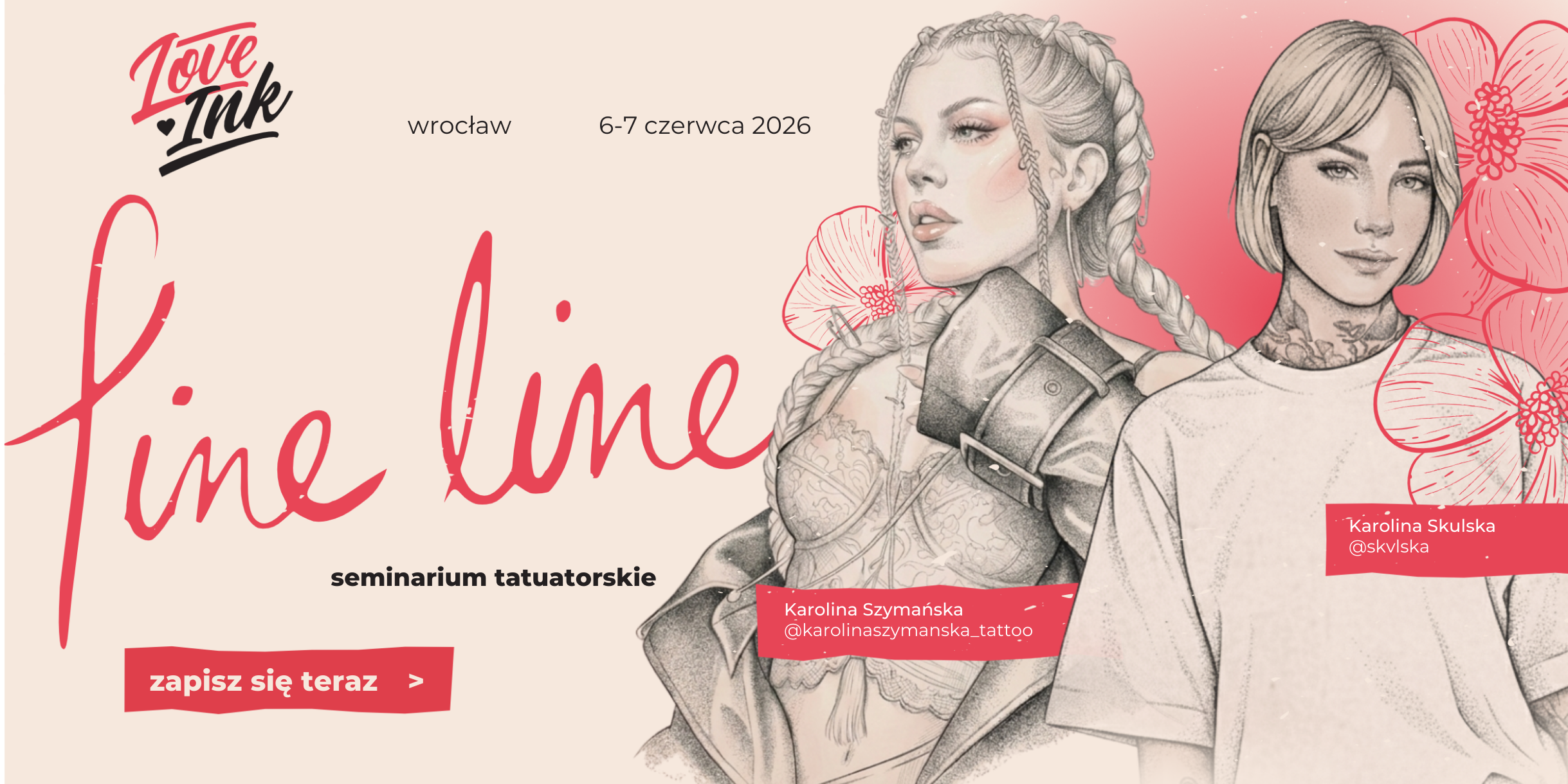 Seminarium Tatuatorskie FINE LINE: Szymańska &amp; Skulska | 2 dni