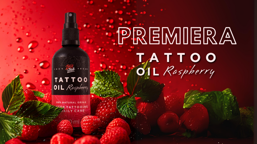 Premiera limitowanego Tattoo Oil Raspberry — Nowa jakość pielęgnacji tatuaży