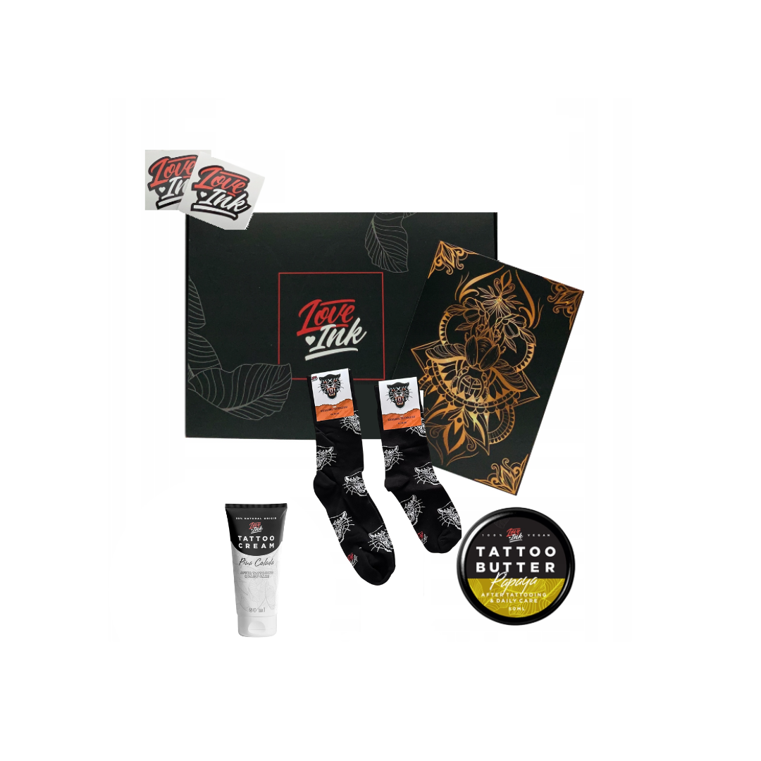 Zestaw Prezentowy: Skarpetki + Tattoo Cream + Tattoo Butter 50ml