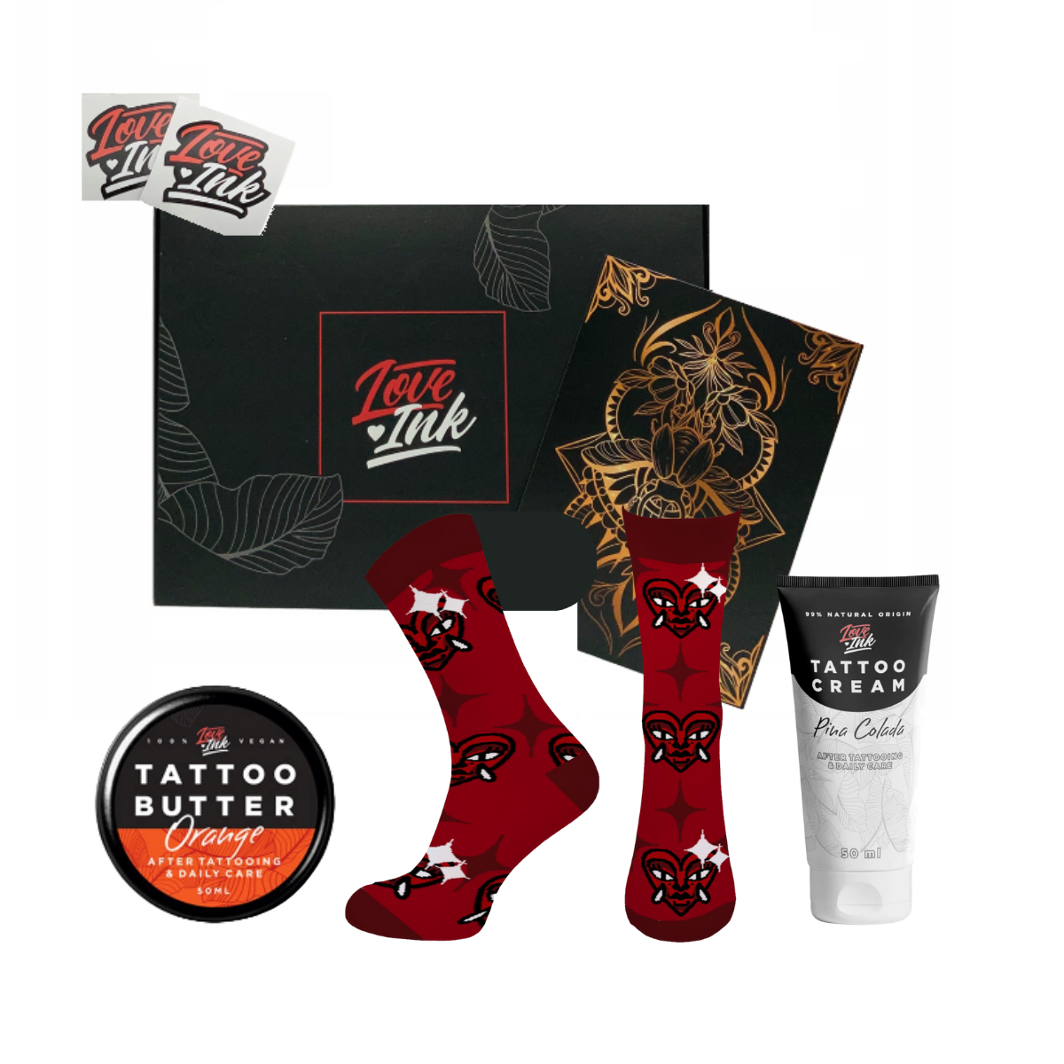 Zestaw Prezentowy: Skarpetki + Tattoo Cream + Tattoo Butter 50ml