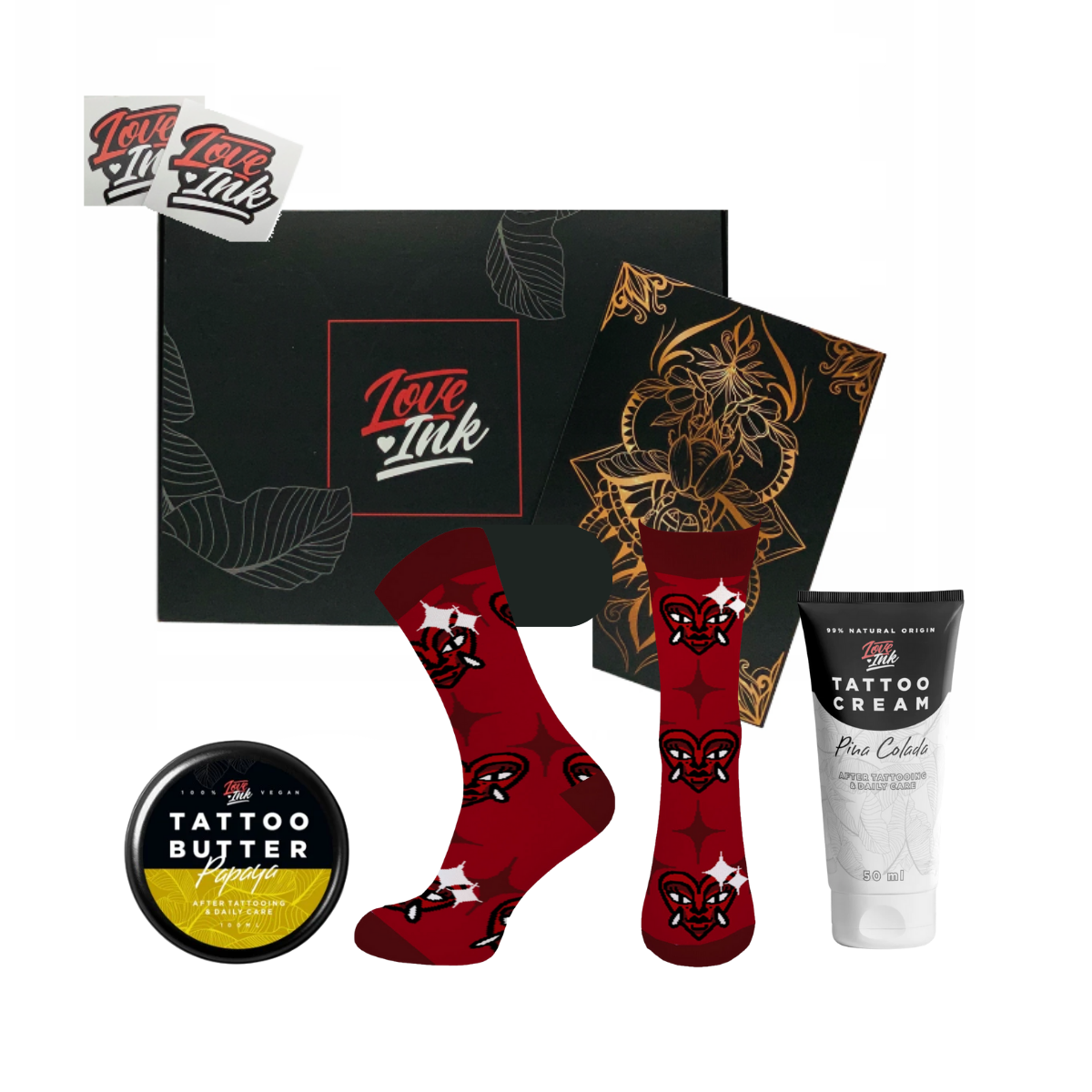 Zestaw Prezentowy: Skarpetki + Tattoo Cream + Tattoo Butter 50ml