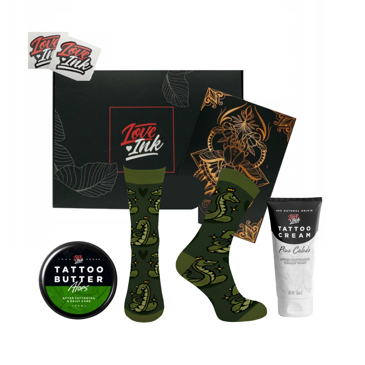 Zestaw Prezentowy: Skarpetki + Tattoo Cream + Tattoo Butter 50ml